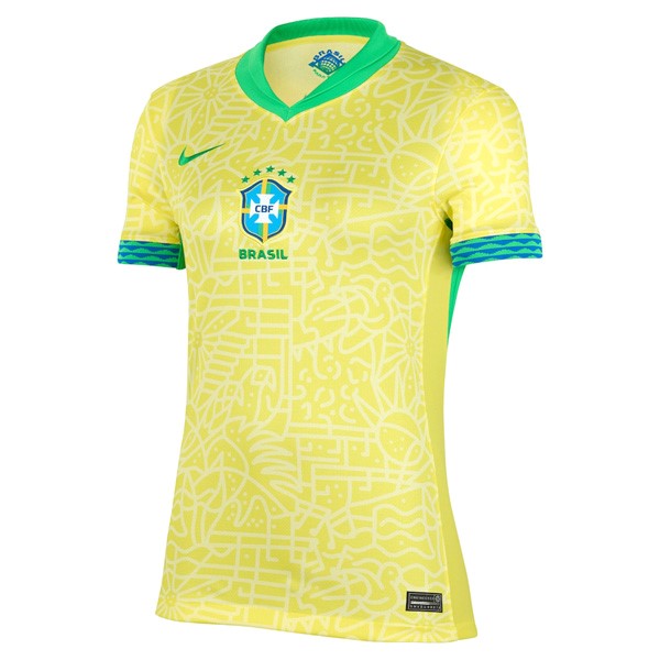 Camiseta Brasil Primera equipo Mujer 2024